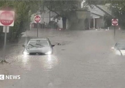 Flash flooding interrupts half-marathon, submerges cars