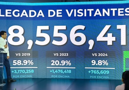 RD alcanza cifra récord de más de 8.5 millones de visitantes hasta agosto