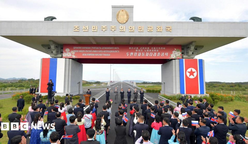 North Korea and Russia open first road bridge linking both countries
