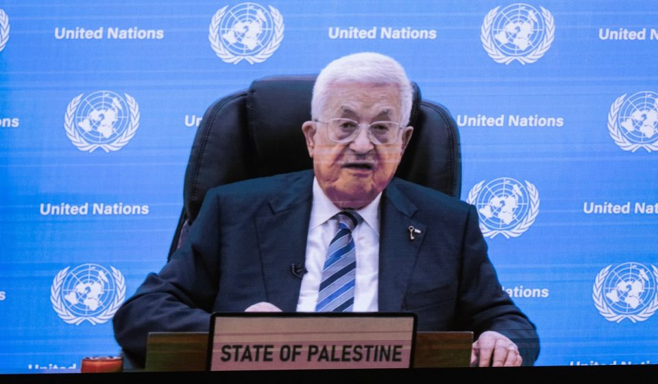Israel’s policies threaten ‘very existence’ of Palestinians, Abbas tells UN