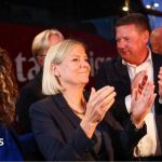 Swedish left-wing bloc narrowly ahead with election too close to call