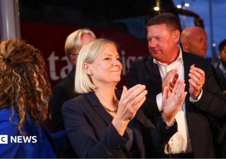 Swedish left-wing bloc narrowly ahead with election too close to call
