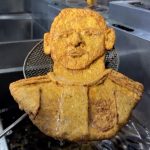 Argentina serves up a Messi-shaped schnitzel as fans say goodbye