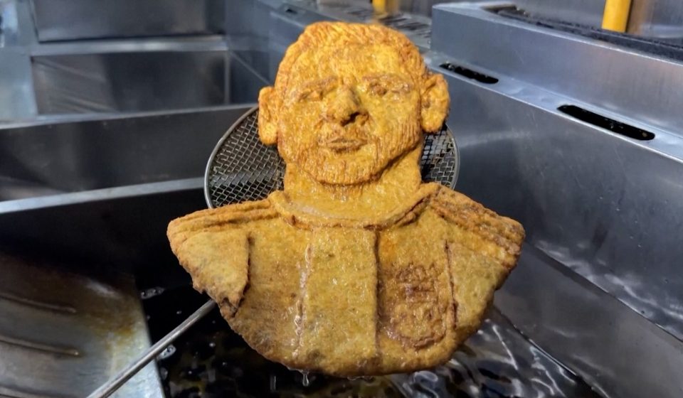 Argentina serves up a Messi-shaped schnitzel as fans say goodbye