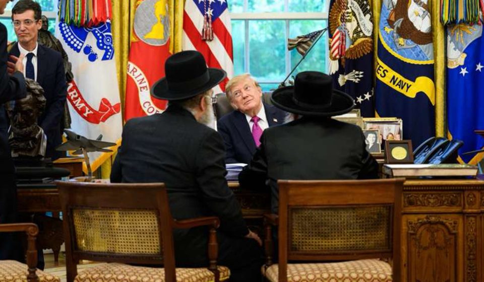 Why did Trump meet with anti-Zionist Jewish leaders?