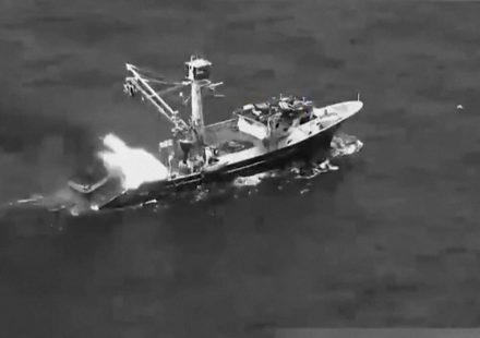US forces sink vessel ‘linked to Ecuador criminal gang’