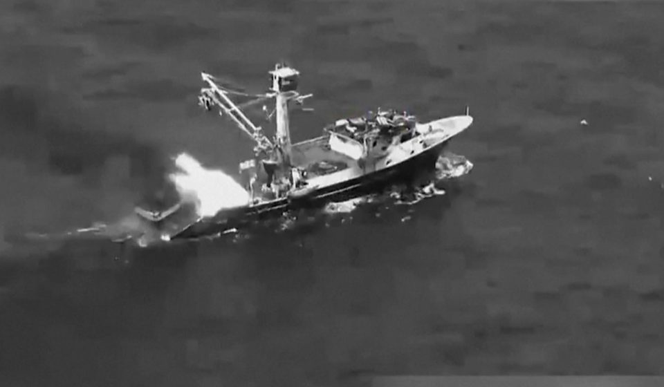 US forces sink vessel ‘linked to Ecuador criminal gang’
