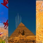Turkish jets perform dramatic flyover above Egypt’s pyramids