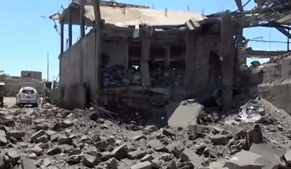 Deadly strike hits market in Yemen’s Taiz