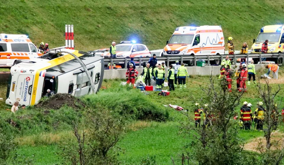 Swiss police report five killed in Dutch tour bus crash