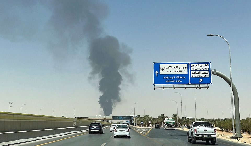 Saudi-led coalition says defences intercept Houthi missile fired at Riyadh