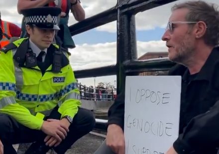 Massive Attack singer arrested over pro-Palestine protest in UK