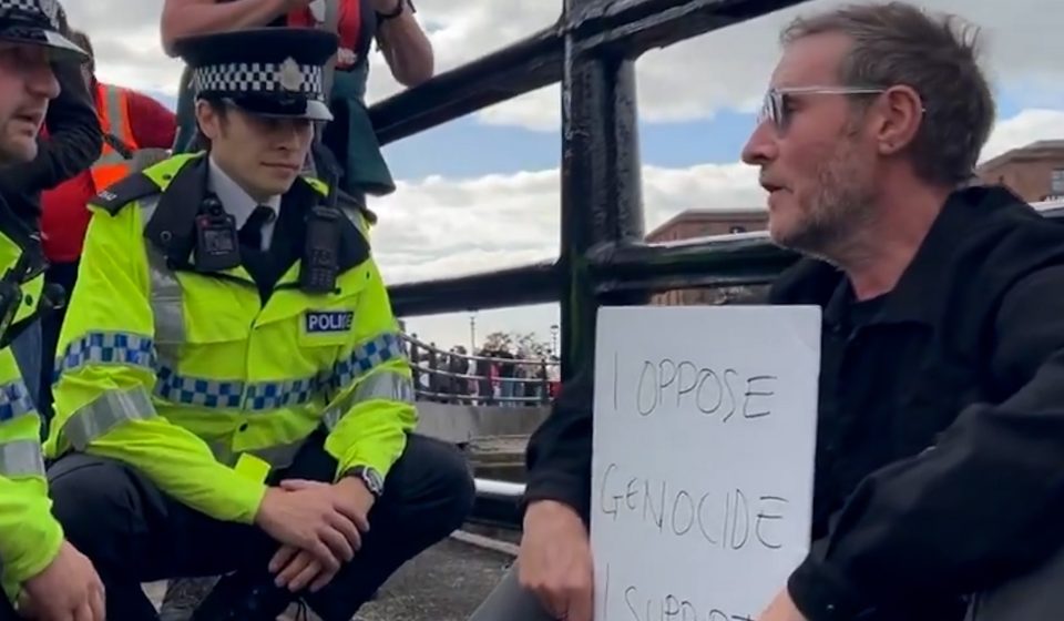 Massive Attack singer arrested over pro-Palestine protest in UK