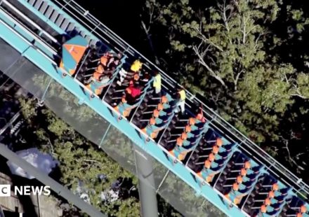 One dead and several hurt after rollercoaster incident at Six Flags