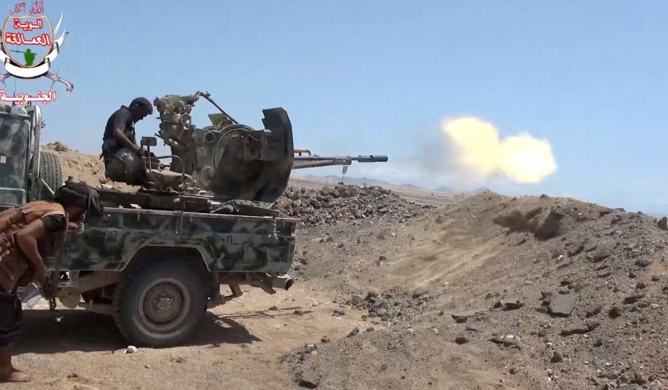 Yemeni government’s military says its forces advancing against Houthis