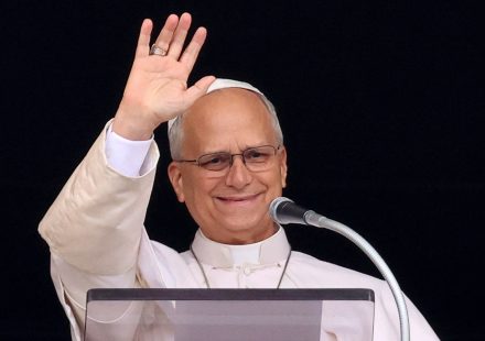 Pope greeted by crowds in first major appearance since lung cancer surgery