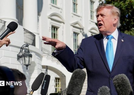 Trump says 'threat' led US to pull bombers from RAF Fairford