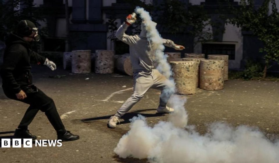 Seventh day of violent clashes between Albanian protesters and police