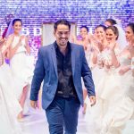 Luis Domínguez Novias viste a Tania Medina en su boda en Italia
