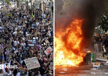 Watch: Riot police clash with school protesters and use tear gas in France