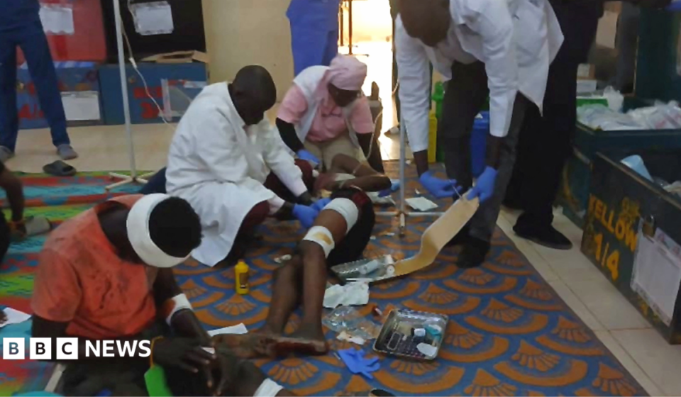 Sudan army drones hit mourners and fuel market killing more than 300 people, sources say