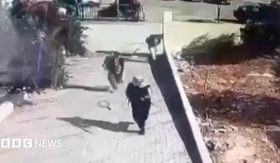 Watch: CCTV footage shows gunmen near church in Jordan