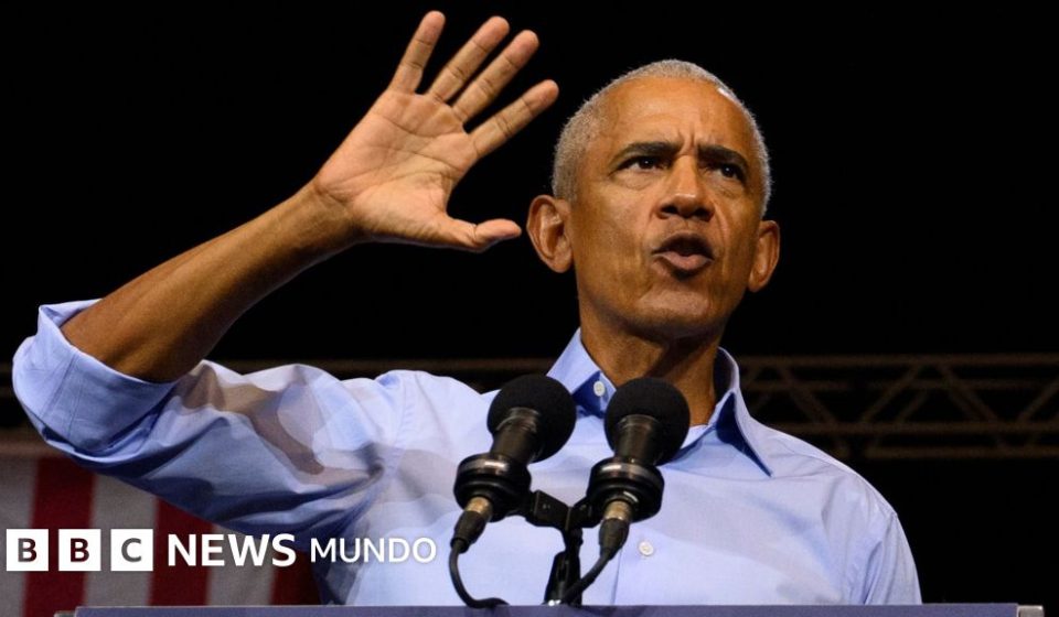 "Es nuestra última oportunidad de frenarlo": Obama ataca a Trump mientras hace campaña para los demócratas