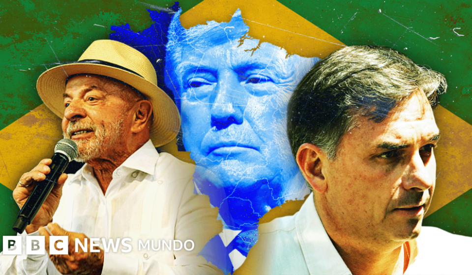 Cómo Trump está tratando de influir para que Flávio Bolsonaro gane a Lula en las elecciones de Brasil