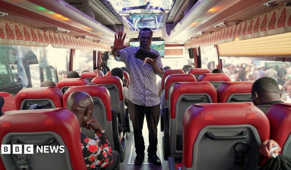 Why pastors may not be seen - or heard - preaching on Ghana's buses for much longer