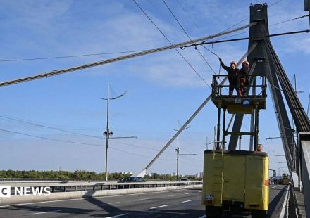 Russia hits second major bridge in Ukraine's capital Kyiv