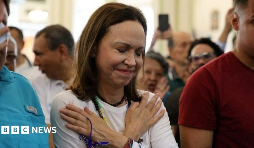 Venezuelan opposition leader María Machado returns after months in exile