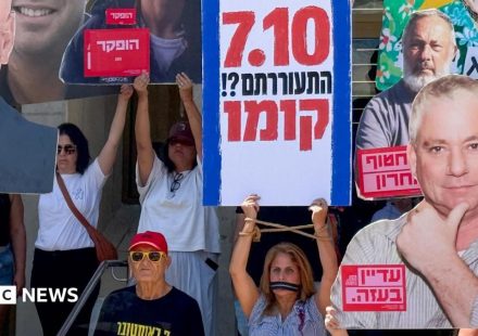 Israelis demand accountability over 7 October failures three years after attacks