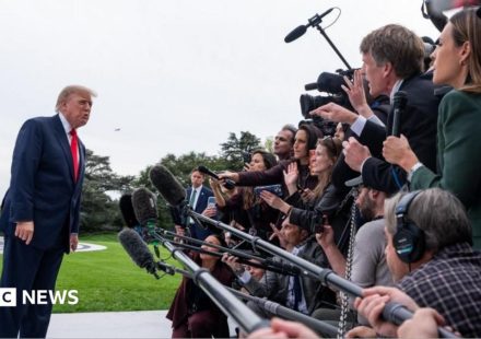 US justice department investigates TV networks over Trump pool coverage