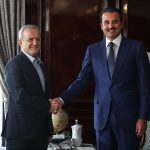 Qatar’s Emir meets Iran’s Pezeshkian in Moscow