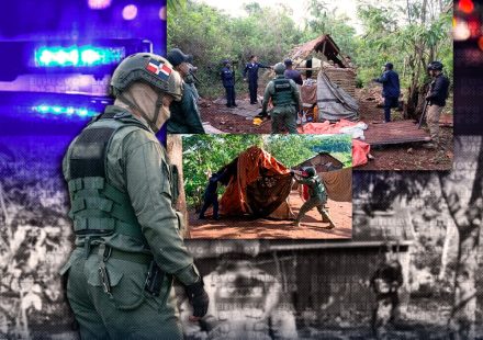 Autoridades desmantelan 15 casuchas ilegales y detienen a 23 haitianos en Sierra de Bahoruco