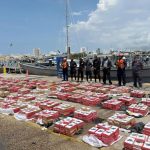 Colombia incauta de 3,5 toneladas de cocaína en polvo en una operación en el Caribe