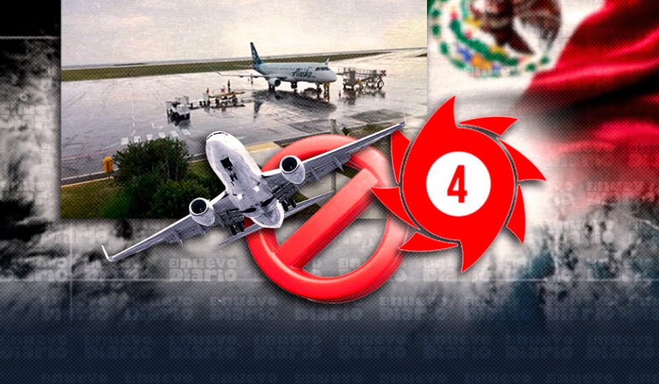 Cerrados los aeropuertos mexicanos de Puerto Vallarta y Manzanillo ante el huracán Simón