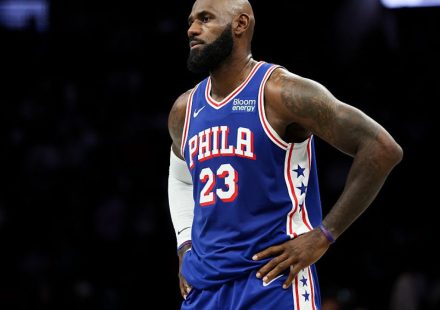 LeBron James stars in NBA preseason debut but Nets defeat 76ers