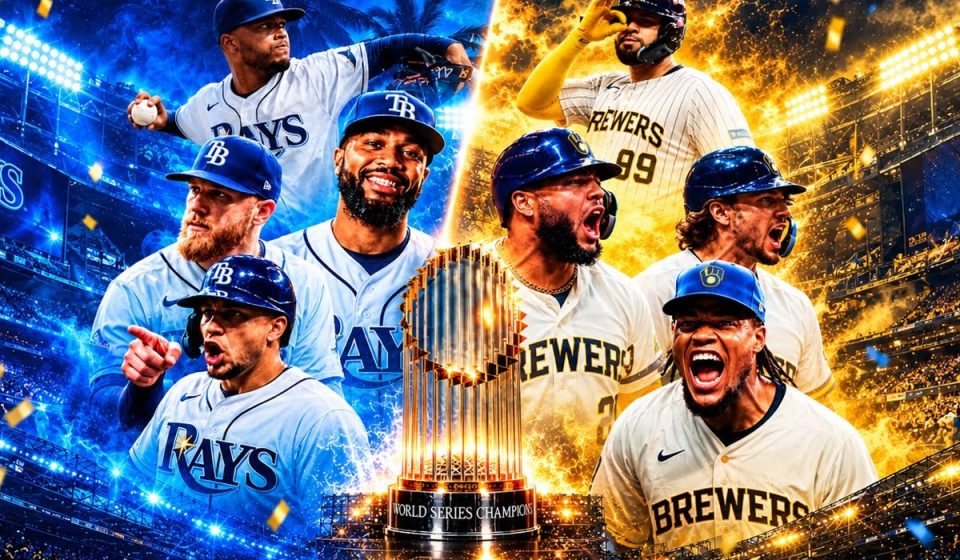 Brewers y Rays buscan conquistar su primera Serie Mundial, con varios dominicanos como protagonistas