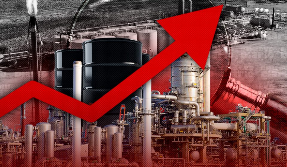 Petróleo de Texas sube 3,8 %, hasta 103,27 dólares, por temor a escalada en Oriente Medio