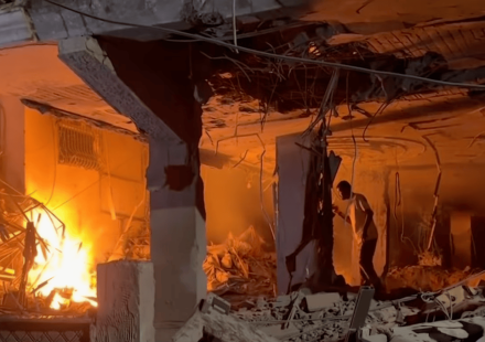 Israeli air attack on Gaza City apartment kills at least five