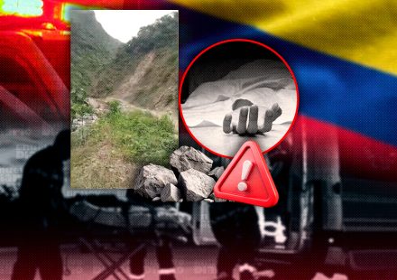 Un desprendimiento de rocas causa cuatro muertos y tres heridos en el noroeste de Colombia