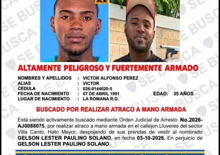 Se  entrega en La Romana hombre buscado por presunto asalto a empresario en Hato Mayor
