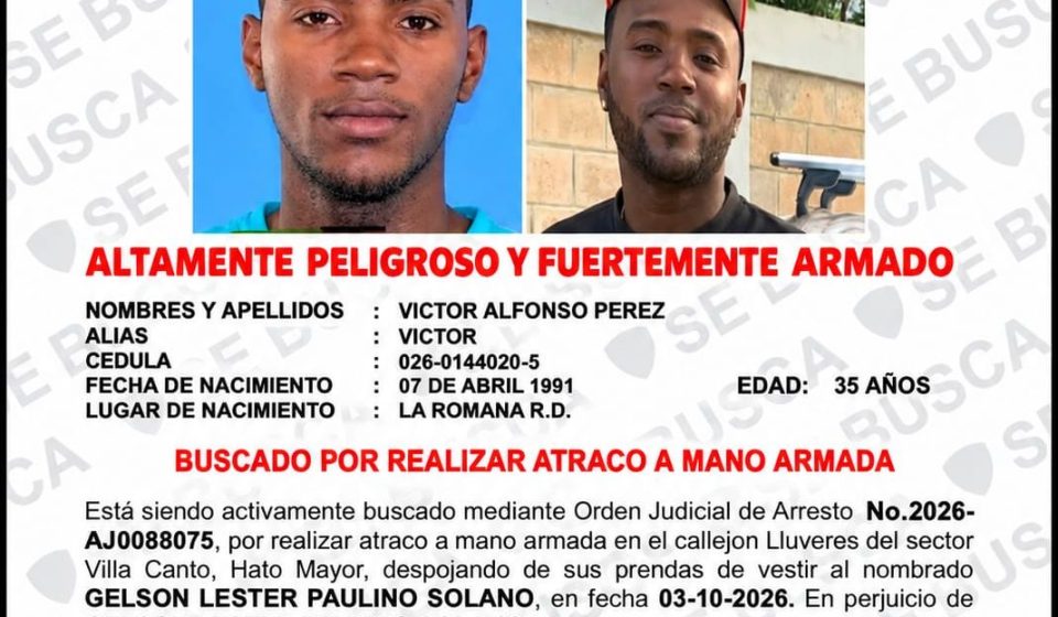Se  entrega en La Romana hombre buscado por presunto asalto a empresario en Hato Mayor