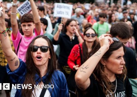 En fotos: las multitudinarias protestas en España contra la crisis de la vivienda