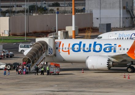 How was Flydubai co-pilot cleared despite being deemed a security risk?