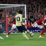 Madueke scores only goal as below-par Arsenal beat Nottingham Forest