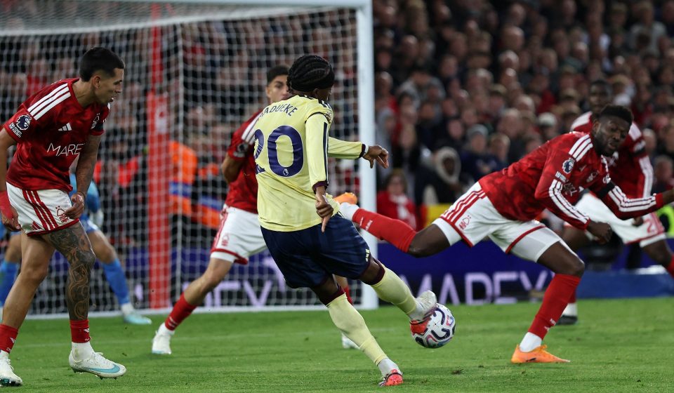 Madueke scores only goal as below-par Arsenal beat Nottingham Forest