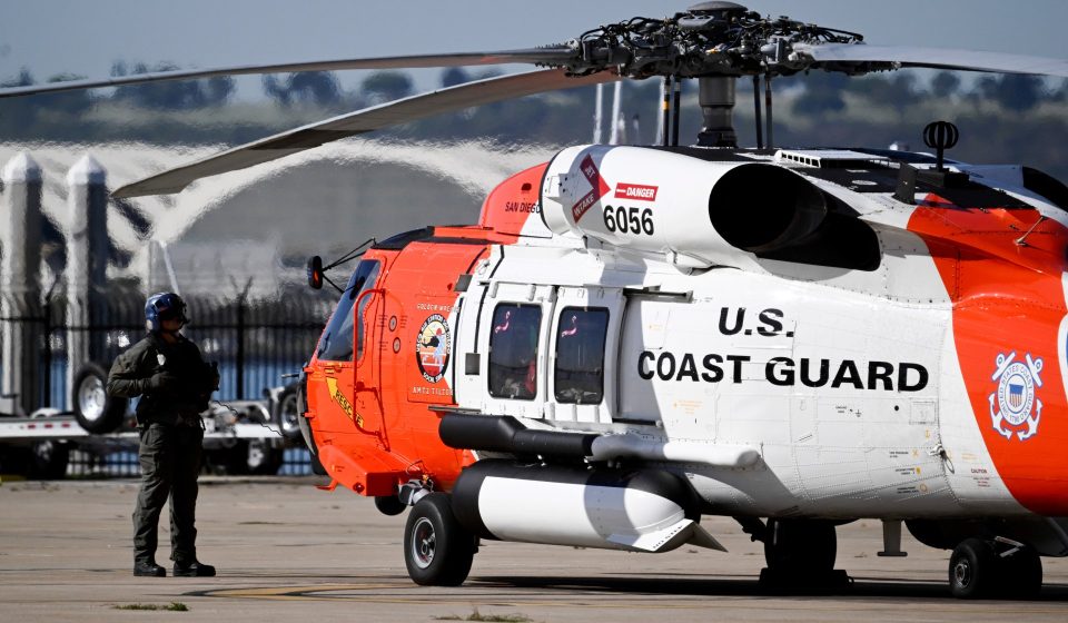 US coastguard rescues 16 after boat sinks off Mexico’s Baja coast