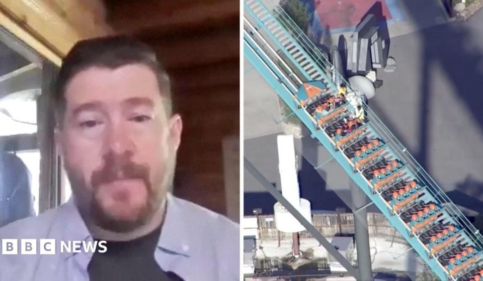 Watch: Witnesses describe 'traumatic' moment man fell out of Six Flags rollercoaster